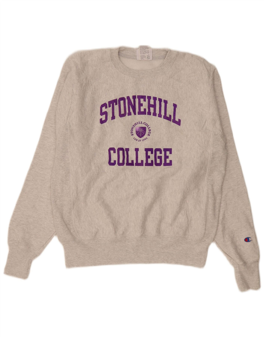 Champion Herre grafisk sweatshirt Jumper lille grå bomuld