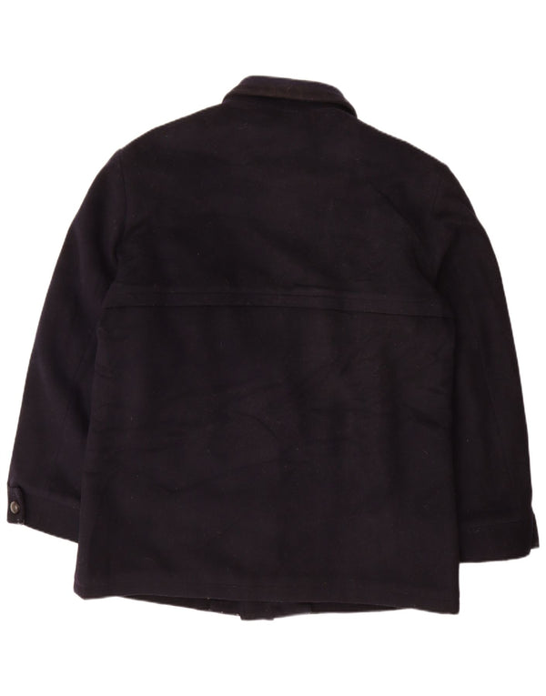 MC Gregor Herre Utility Jacket IT 54 2XL Navy Blue Check Wool Classic