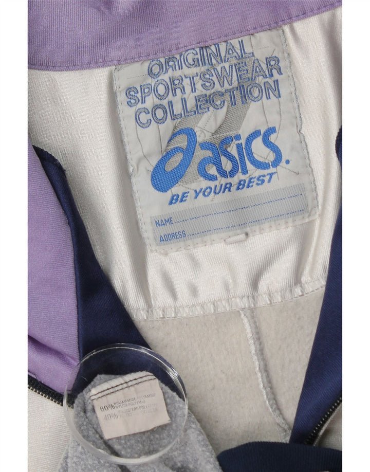 Asics Herre grafisk træningsdragt Topjakke Medium Navy Blue Colourblock