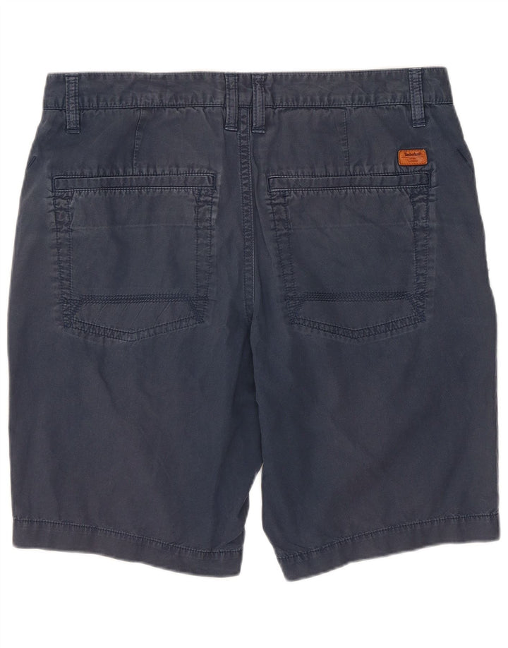 Timberland Herre Casual Shorts W32 Medium Marineblå Bomuld