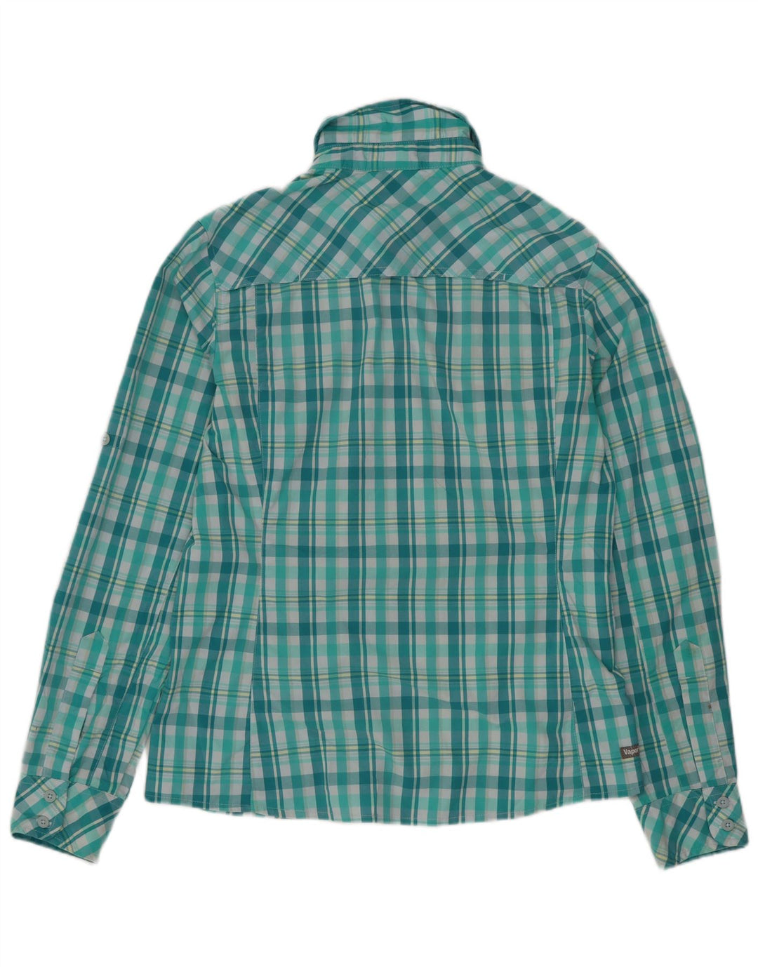 The North Face Dameskjorte UK 10 Lille grøn ternet nylon