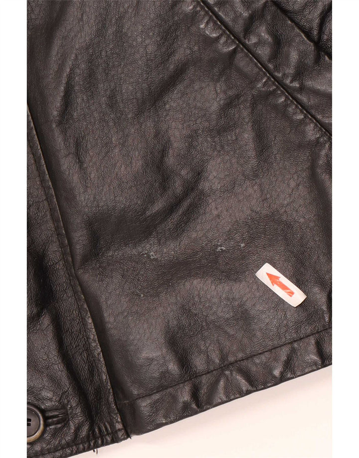 La Pelle Herre Læderjakke IT 58 4XL Sort
