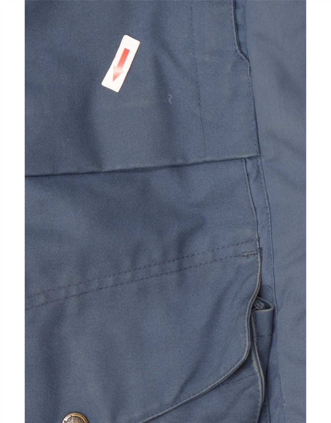 Fjall Raven Dame Hooded Parka Jacket UK 16 Large Blue Polyamide