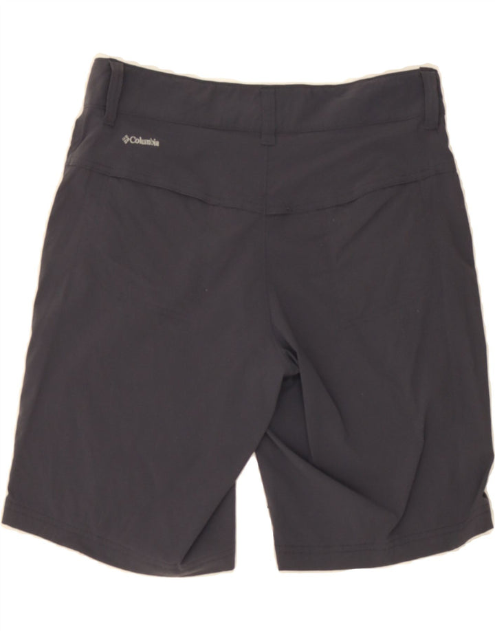 COLUMBIA Womens Omni-Shield Chino Shorts US 6 Medium W30  Navy Blue Nylon Vintage Columbia and Second-Hand Columbia from Messina Hembry 