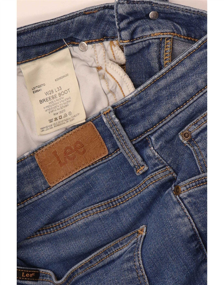 Lee Dame Breese Bootcut Jeans W28 L29 Blå Bomuld