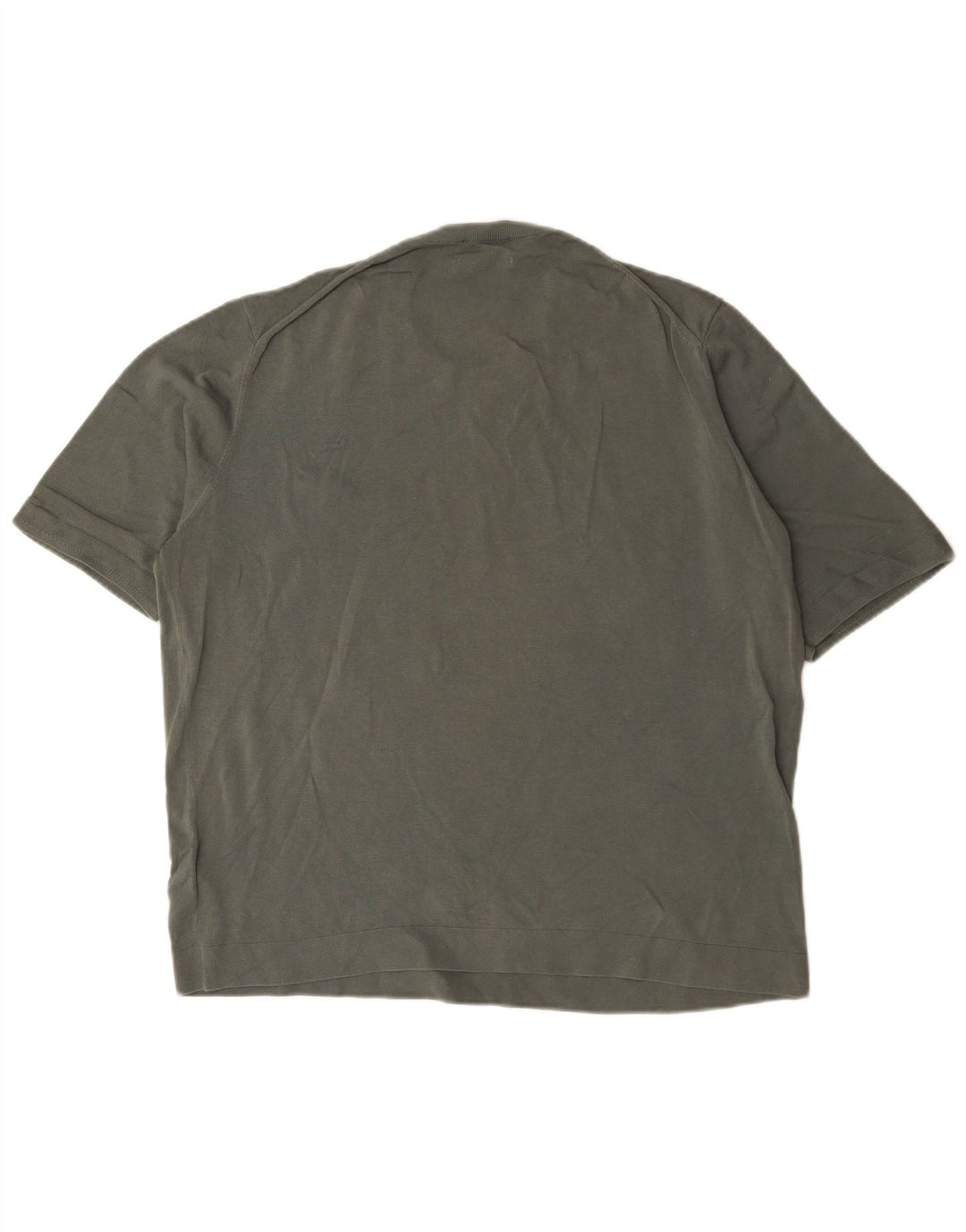 Cos Herre Regular T-Shirt Top XL Khaki Bomuld