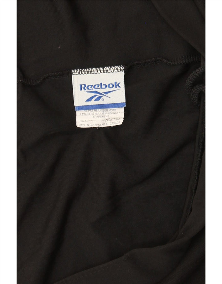 REEBOK Mens Sport Shorts XL Black Polyester Vintage Reebok and Second-Hand Reebok from Messina Hembry 