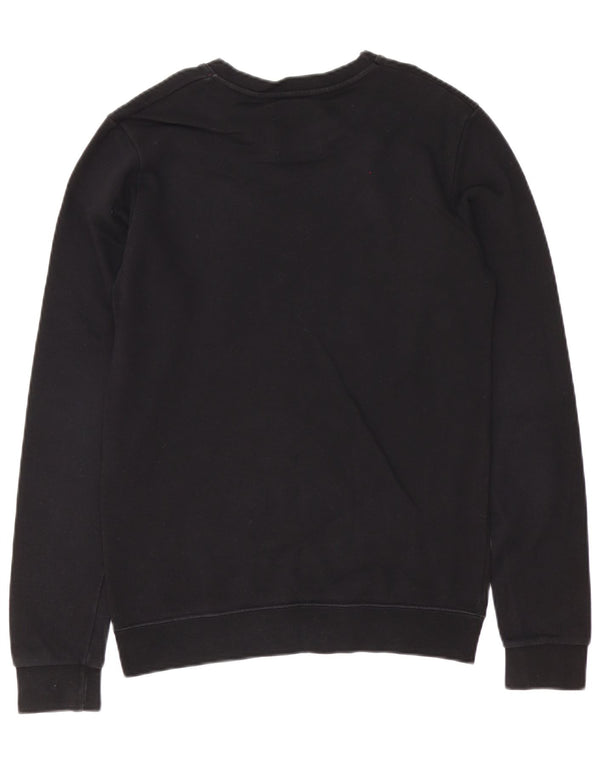 Pyrex Herre Grafisk Sweatshirt Jumper Lille sort bomuld