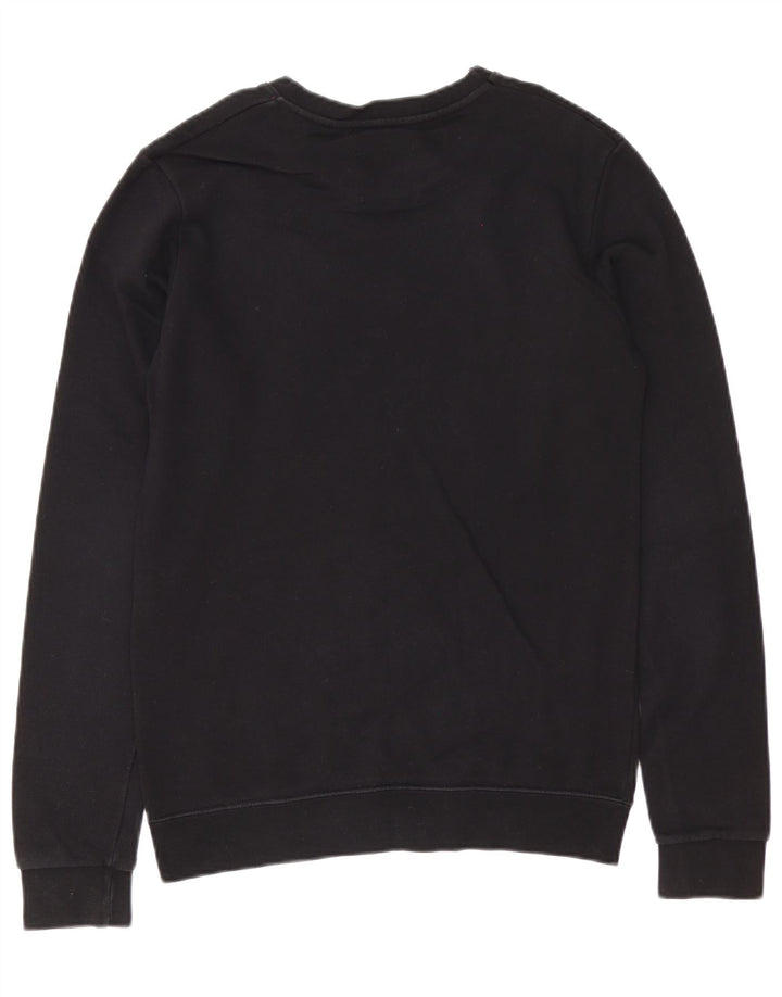 Pyrex Herre Grafisk Sweatshirt Jumper Lille sort bomuld