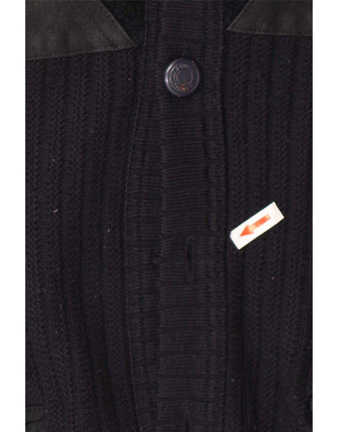 Malagrida herre cardigan sweater Medium Navy Blue Colourblock