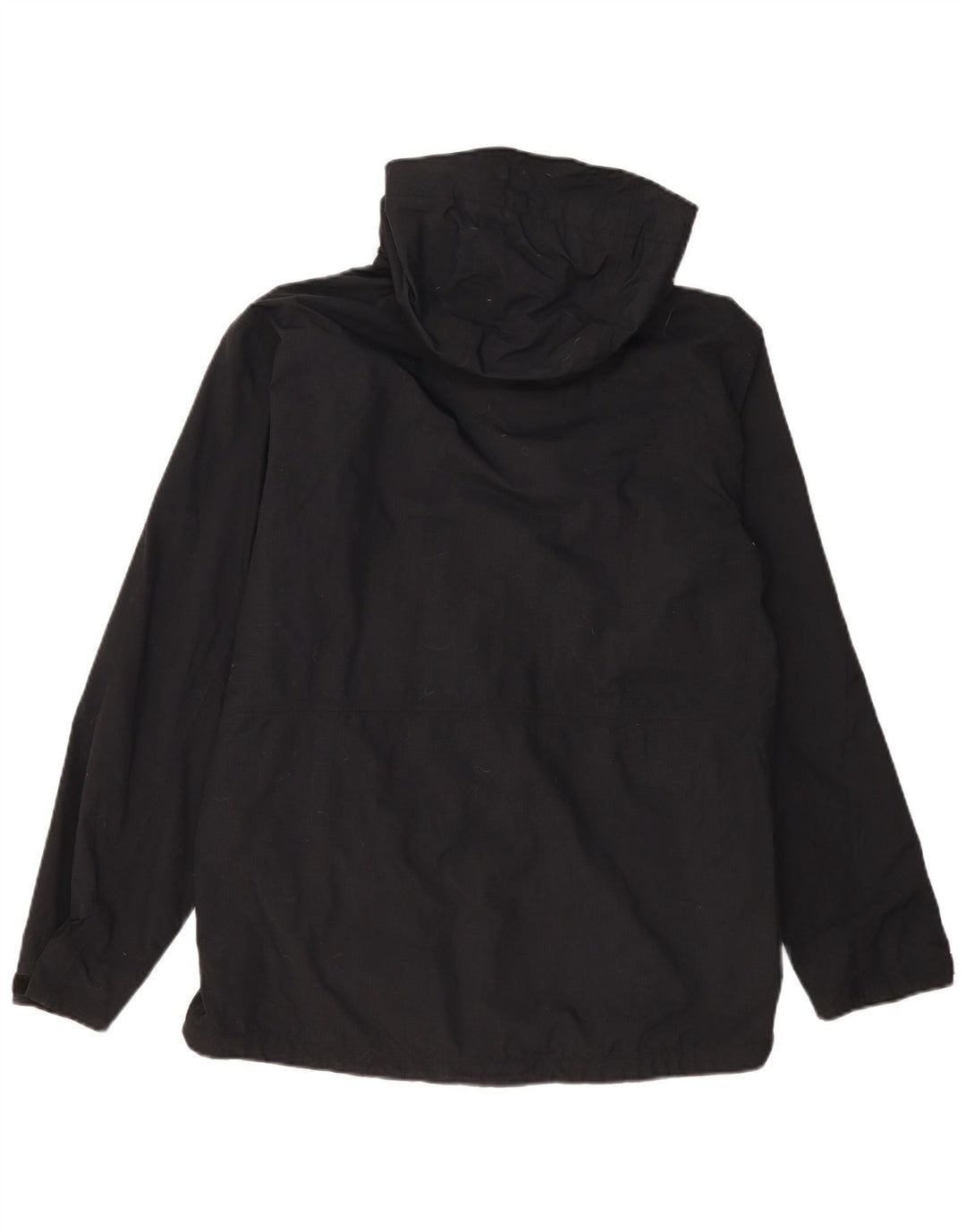 Columbia Herre Hooded Windbreaker Jacket UK 38 Medium Sort Nylon