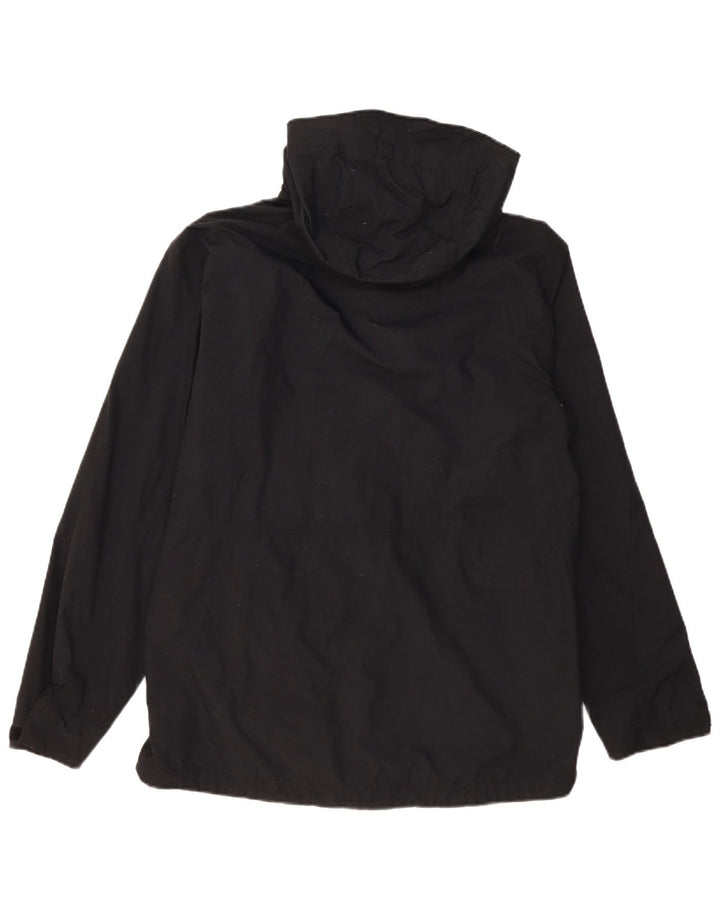 Columbia Herre Hooded Windbreaker Jacket UK 38 Medium Sort Nylon