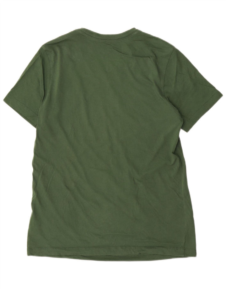Nike T-shirt top til mænd, lille grøn bomuld