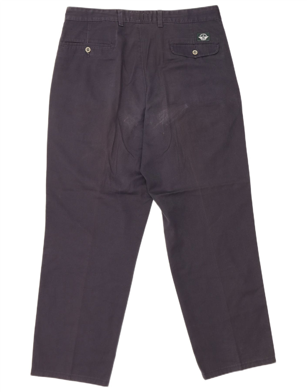 DOCKERS Herre Khakis Pegged Chino Bukser W36 L32 Marineblå Bomuld