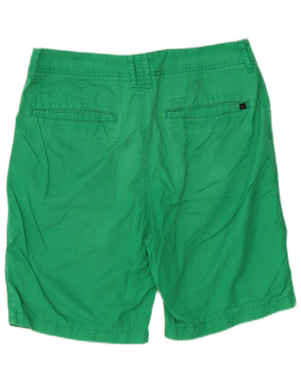 Quiksilver Chino Shorts til mænd W32 mellemgrøn bomuld