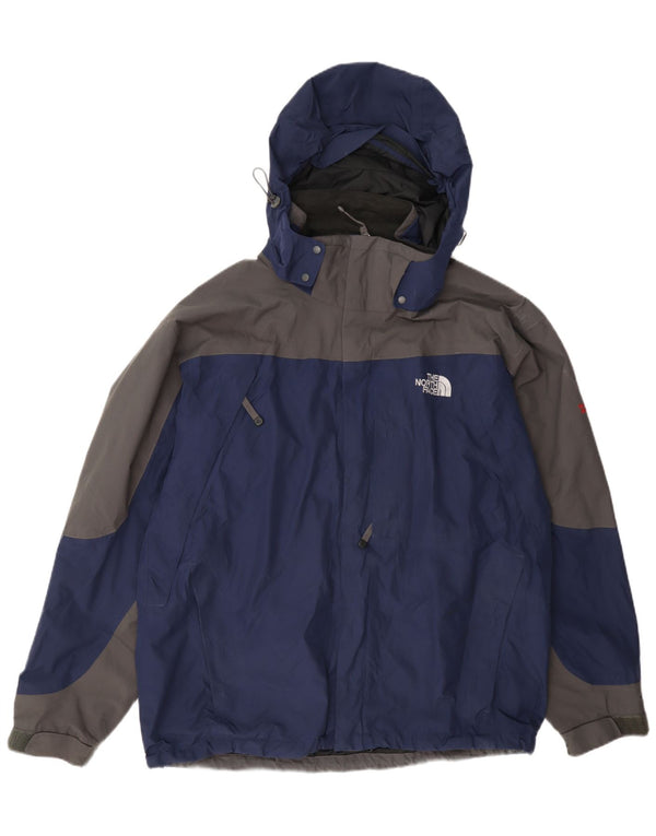 The North Face Herre Gore-Tex regnjakke UK 40 Large Navy Blue Colourblock