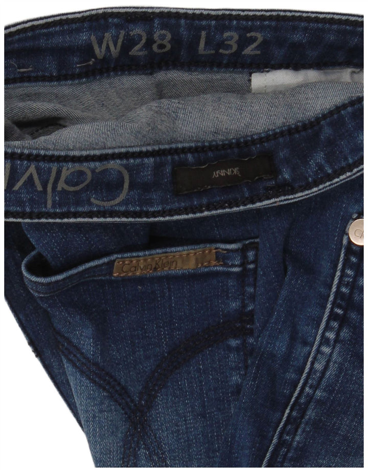Calvin Klein Dame Skinny Jeans W28 L32 Blå
