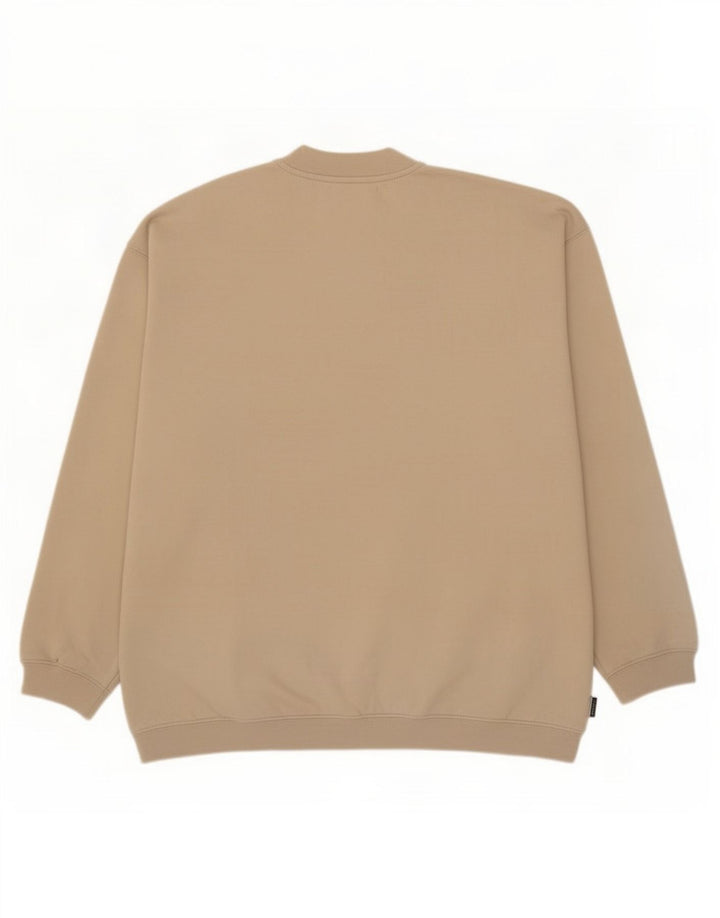 Reebok Herre sweatshirt Jumper Stor Beige Bomuld