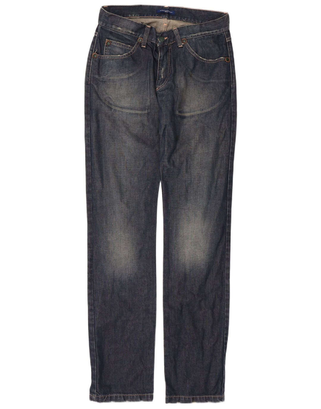 Daniele Alessandrini Dame Straight Jeans W31 L33 Blå Bomuld