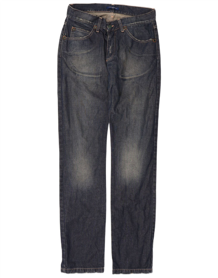 Daniele Alessandrini Dame Straight Jeans W31 L33 Blå Bomuld