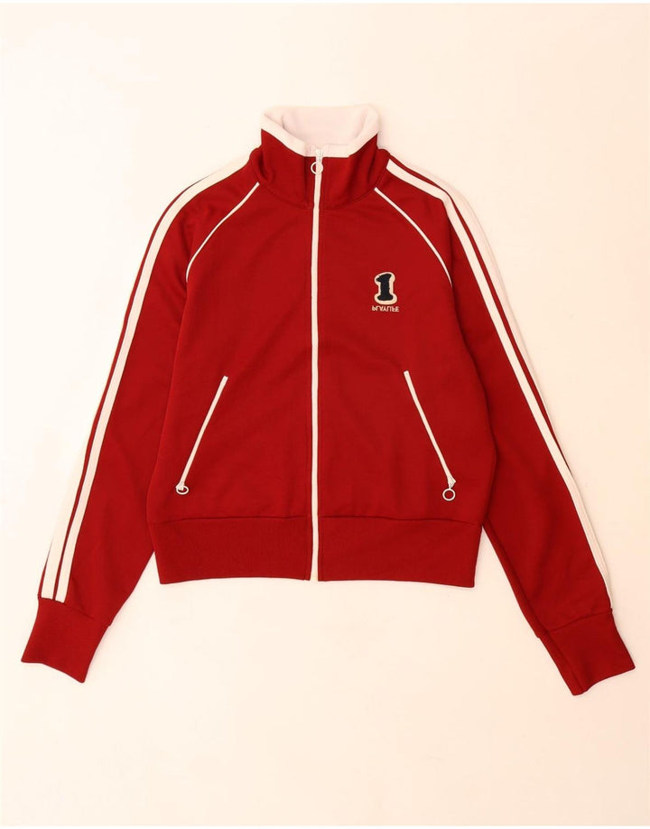 Playlife Dame træningsdragt Topjakke UK 12 Medium Rød