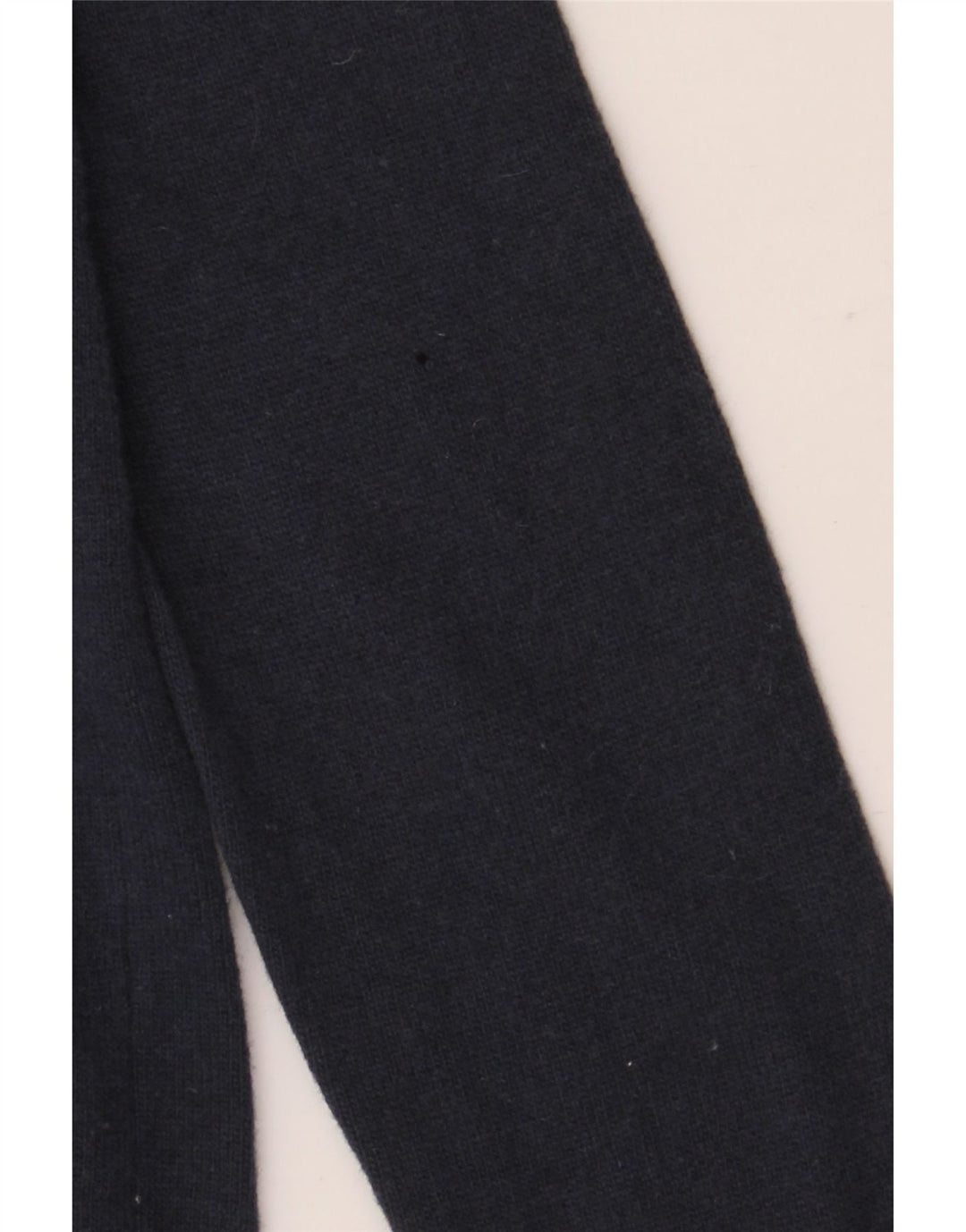 BENETTON Herre Boat Neck Jumper Sweater Small Navy Blue Virgin Wool