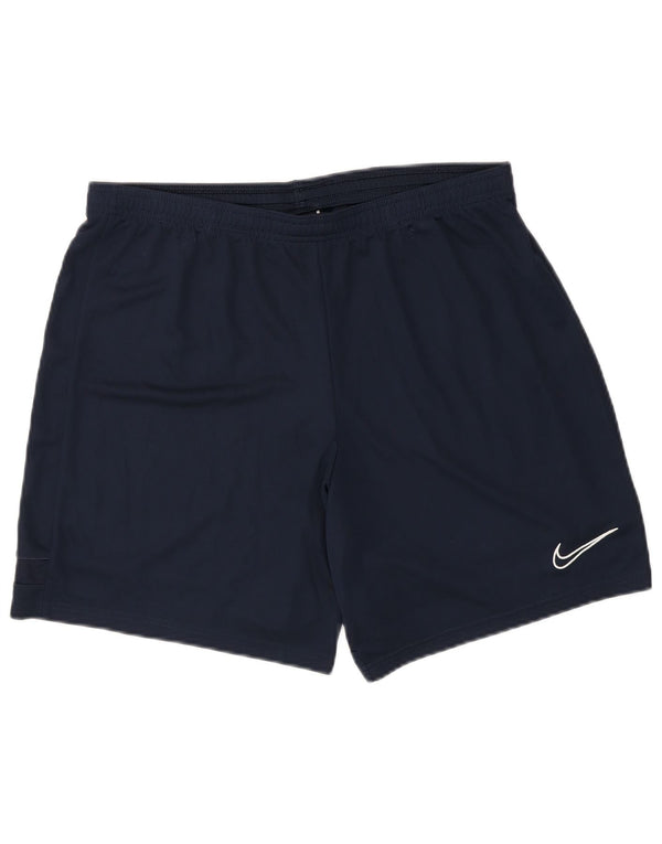 Nike herre Dri Fit sportsshorts XL marineblå polyester