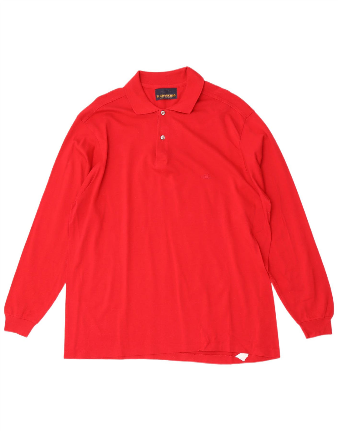 Il Granchio Langærmet Polo Shirt til mænd 2XL Rød