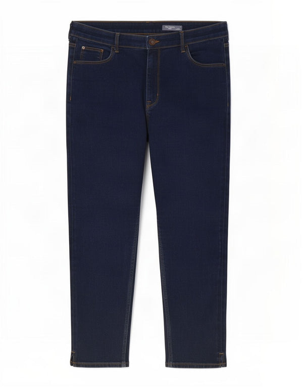 Marks & Spencer Dame The Carrie Cropped Jeans UK 18 XL W40 L21 Blå