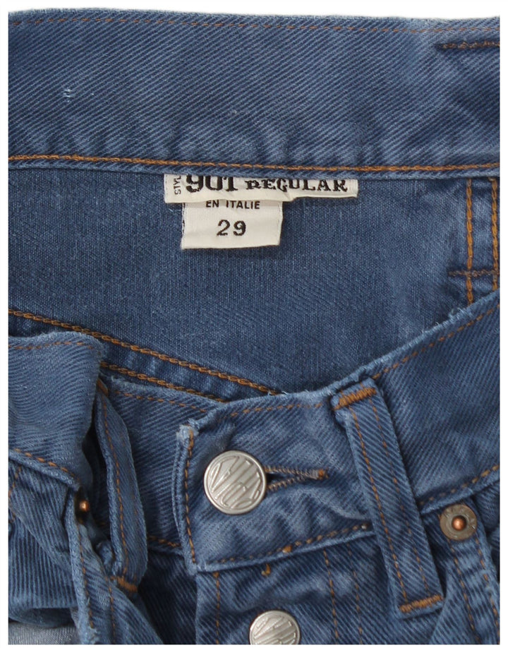 Replay Herre 901 Regular Fit Straight Jeans W29 L29 Blå Bomuld