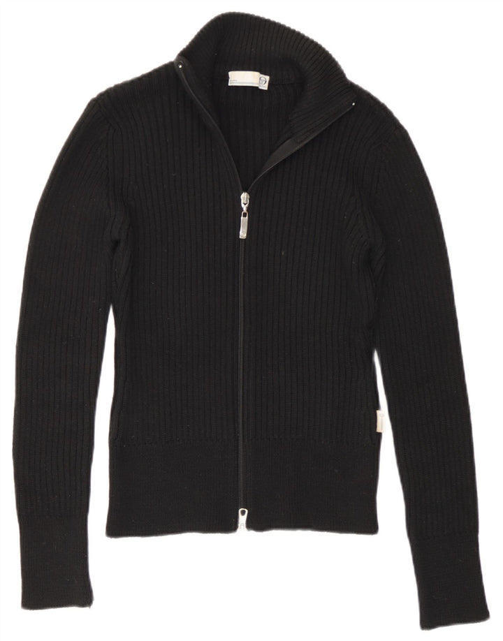 Sergio Tacchini Dame Cardigan Sweater UK 10 Lille Sort