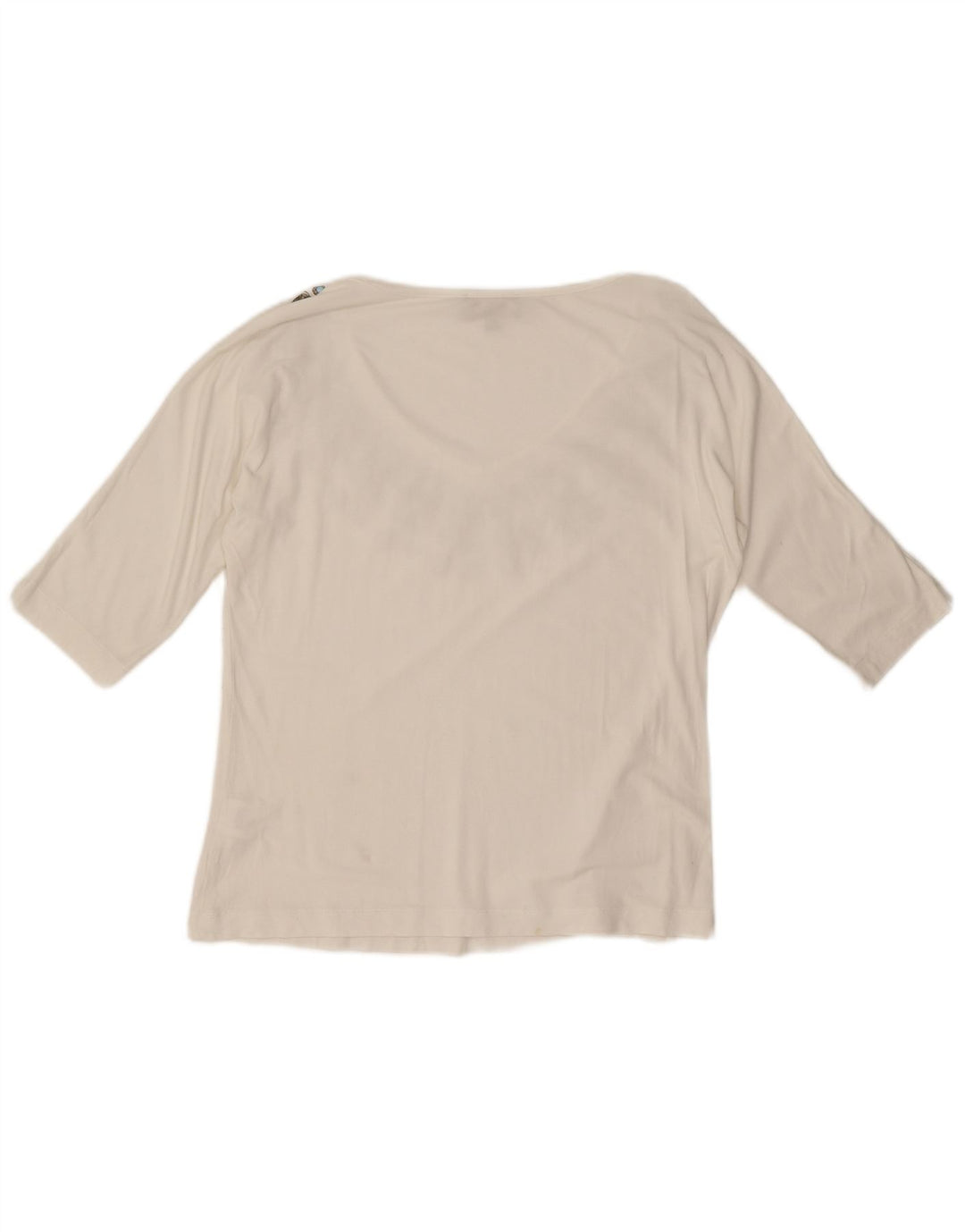 Luisa Spagnoli Damebluse Top UK 14 Large White Viscose