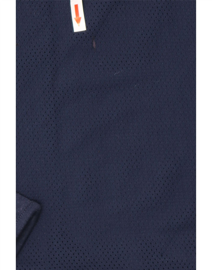 Nike Herre Cor72z grafisk top langærmet lille marineblå polyester