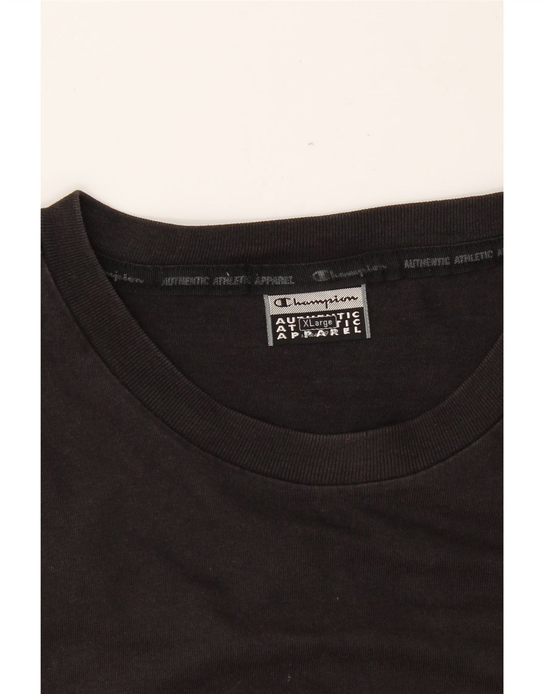 CHAMPION Mens T-Shirt Top XL Black Vintage Champion and Second-Hand Champion from Messina Hembry 