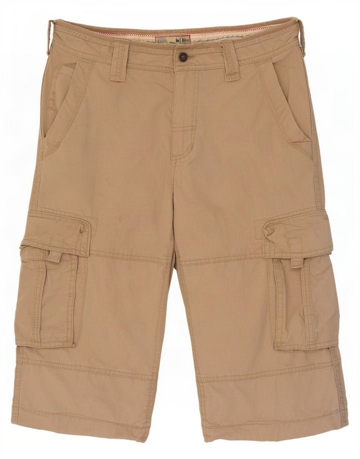 Fat Face Herre Cargo Bermuda Shorts W32 Medium Beige Bomuld