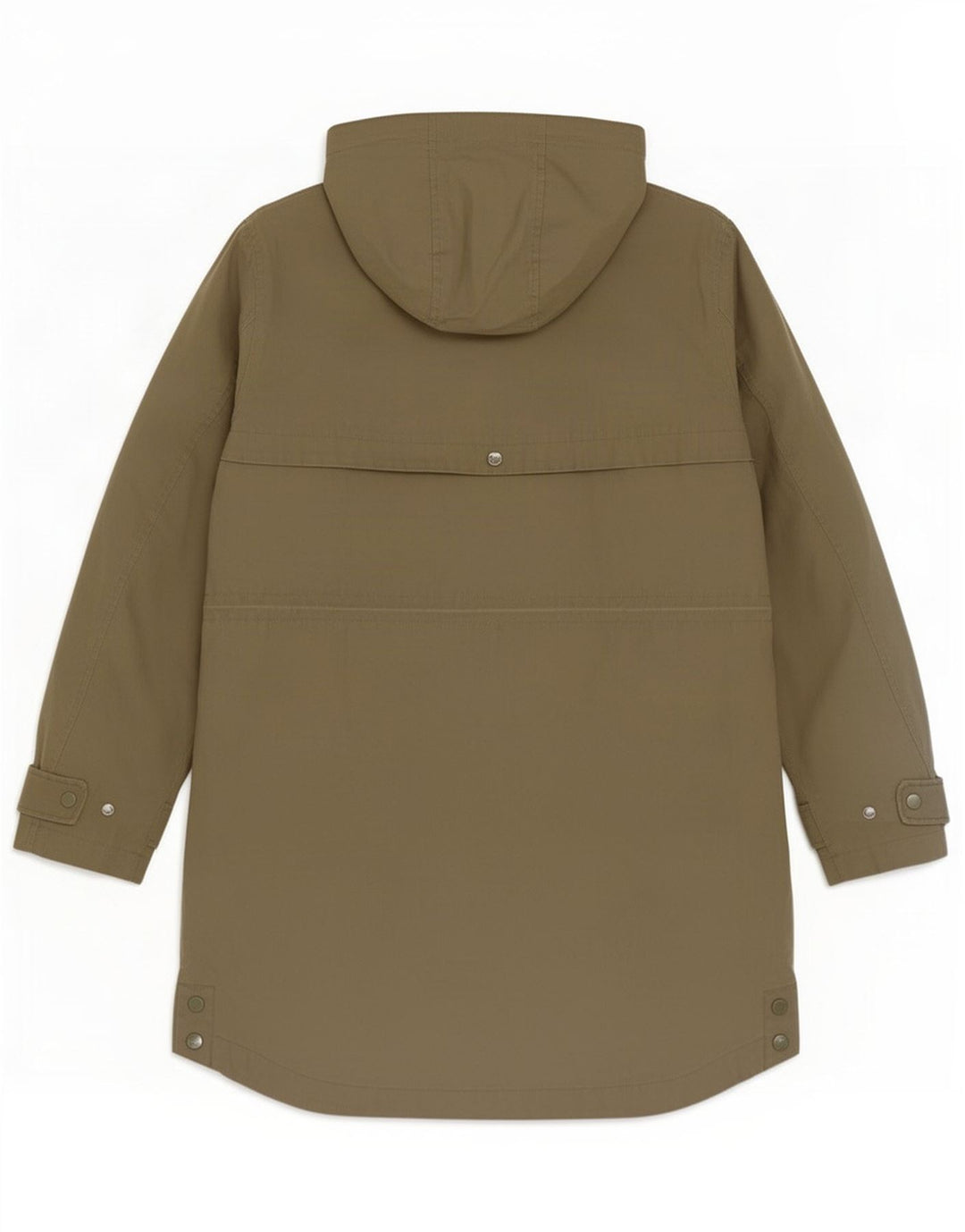 Joules Regnfrakke med hætte til kvinder UK 12 Medium Khaki