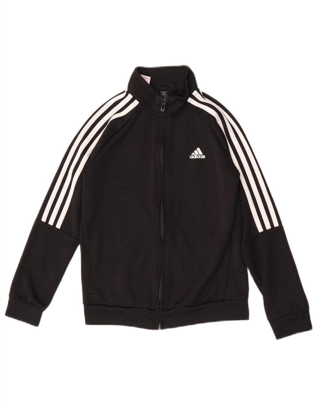 Adidas Boys Aeroready Træningsdragt Topjakke 9-10 År Sort Polyester