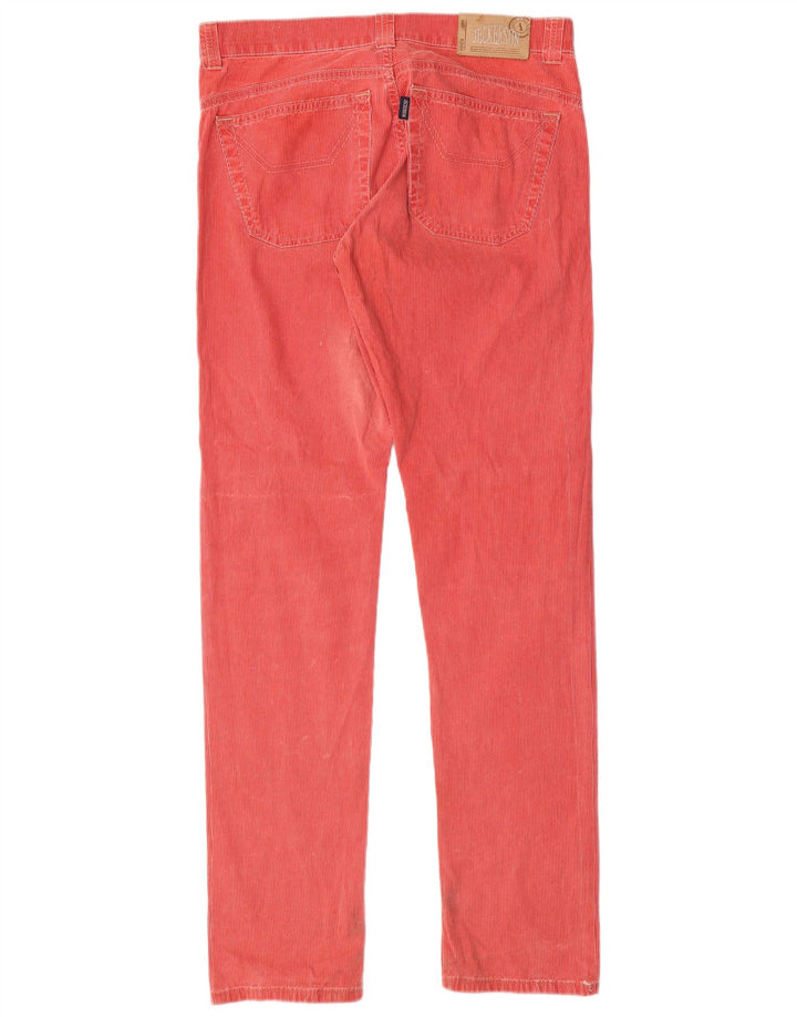 JECKERSON Lige fløjlsbukser til mænd W32 L33 Rød