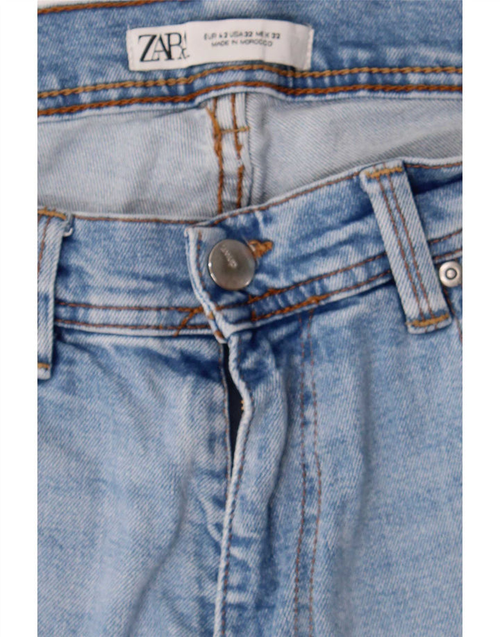 Zara Herre Slim Jeans EU 42 Large W32 L29 Blå