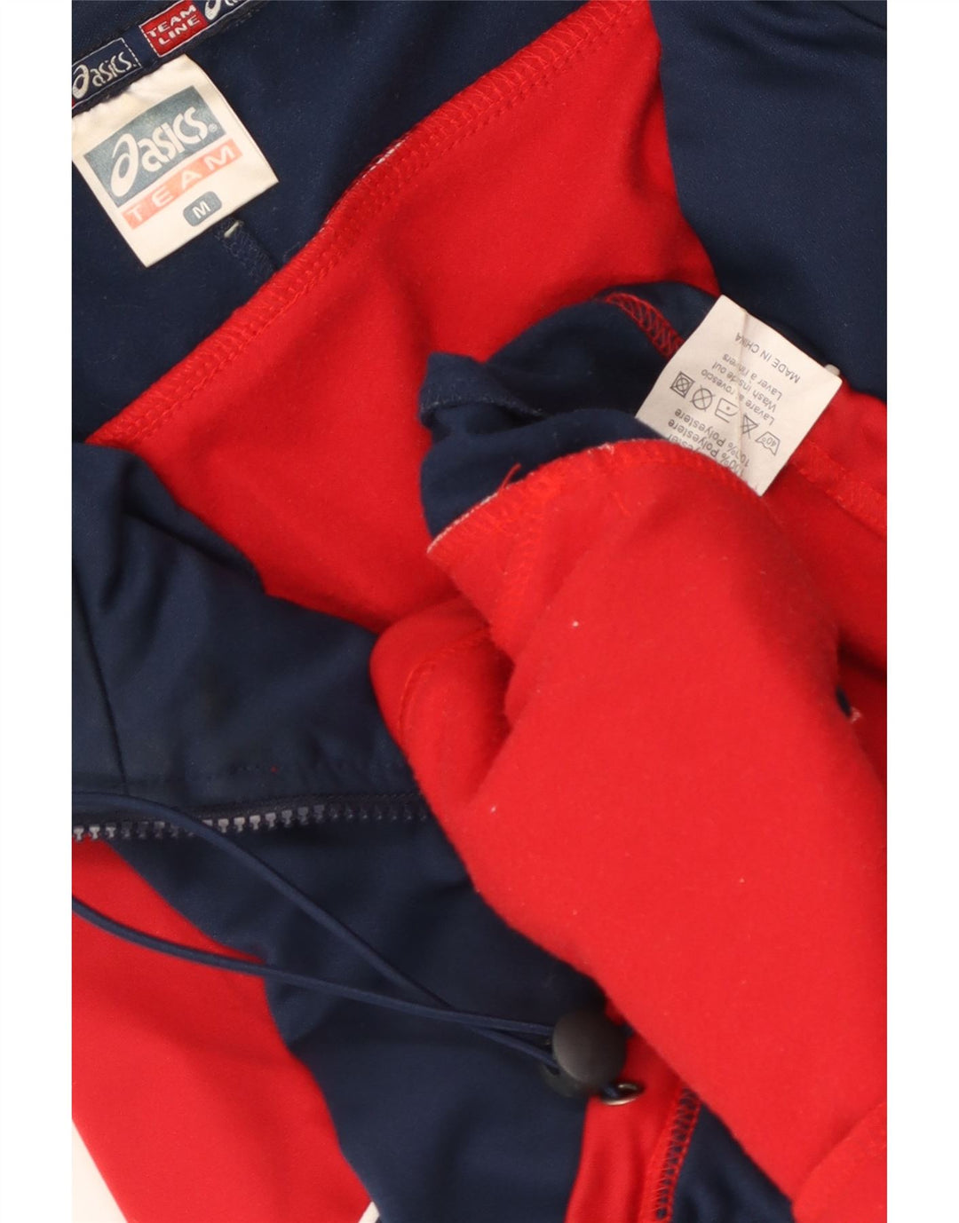 ASICS Træningsdragt til mænd Topjakke Medium Rød Colourblock Polyester