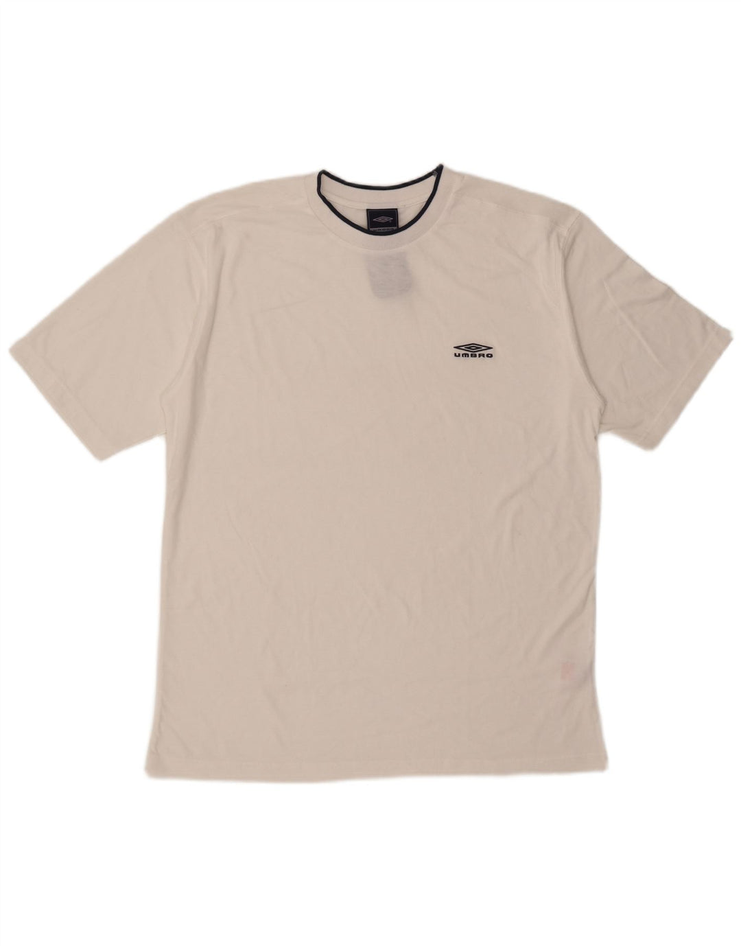 Umbro Herre T-Shirt Top Stor Hvid Polyester