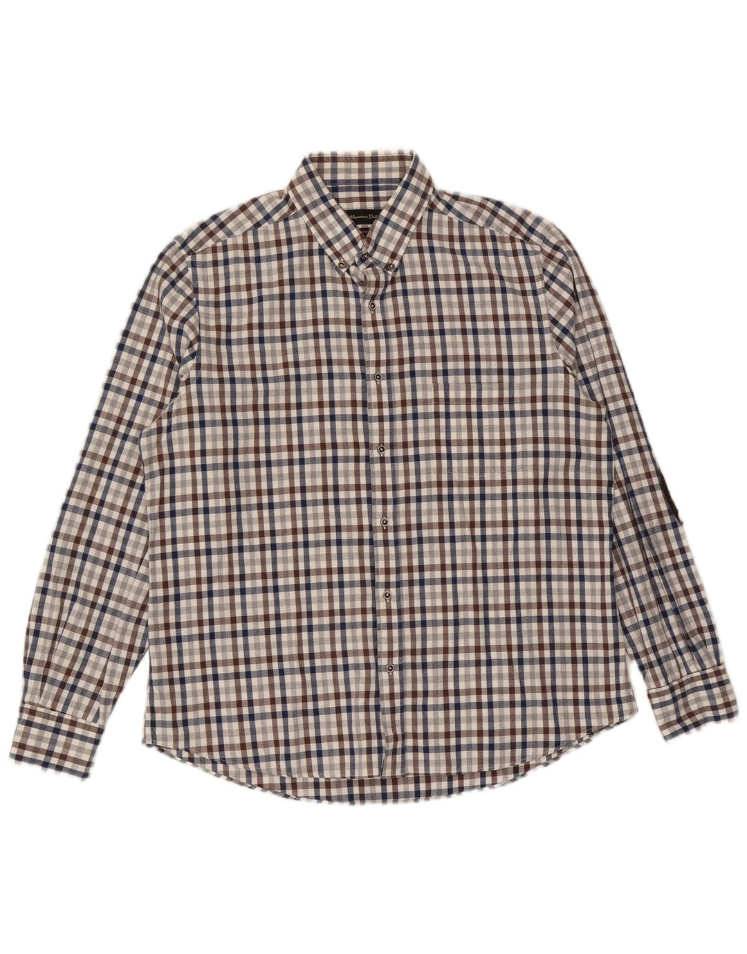 Massimo Dutti herreskjorte XL flerfarvet ternet