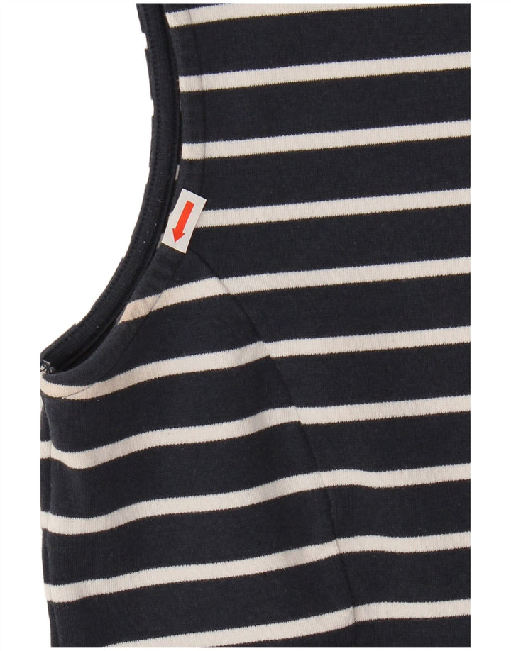 Jack Wills Dame Bluse Top UK 8 Small Navy Blue Stribet Nautical