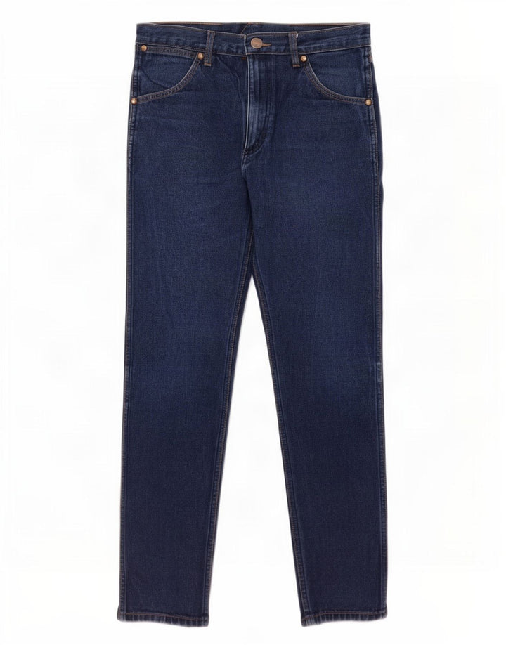 Wrangler Straight Jeans til mænd W32 L32 blå bomuld