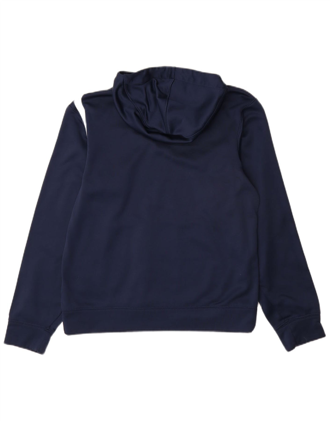 NIKE Dri Fit grafisk hættetrøje til mænd, lille marineblå polyester