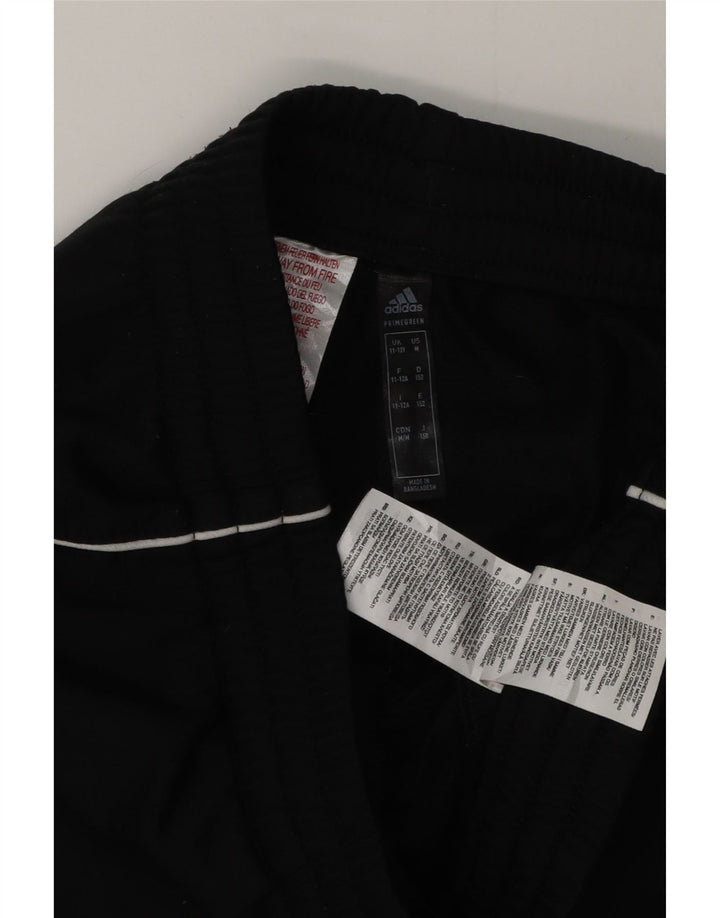 Adidas Drenge Træningsdragt Bukser Joggers 11-12 År Sort Polyester