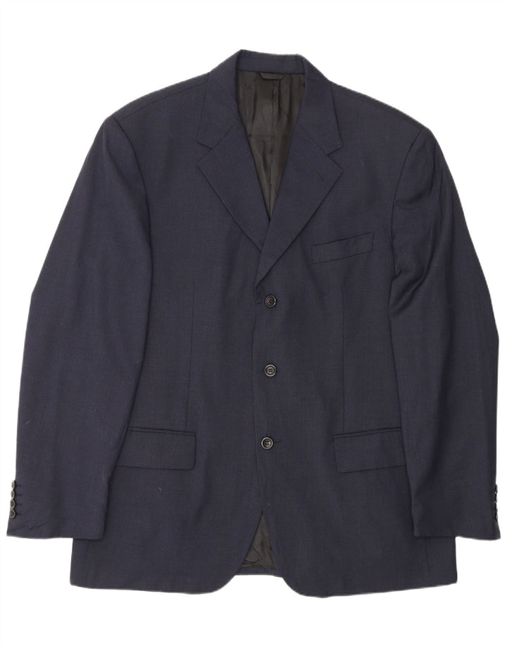 Brooksfield Herre 3-knaps blazerjakke IT 54 2XL Marineblå Uld