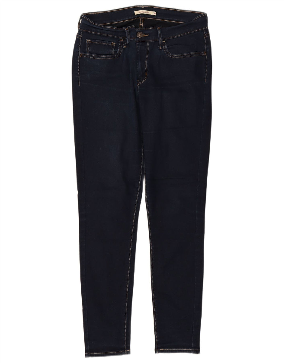 LEVI'S Dame 710 Super Skinny Jeans W30 L28 Marineblå