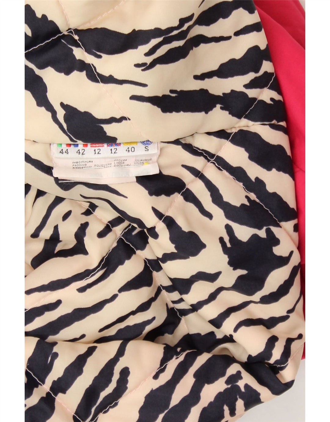 SAMAS Womens Oversized Hooded Ski Jacket UK 12 Medium  Pink Polyester Vintage Samas and Second-Hand Samas from Messina Hembry 