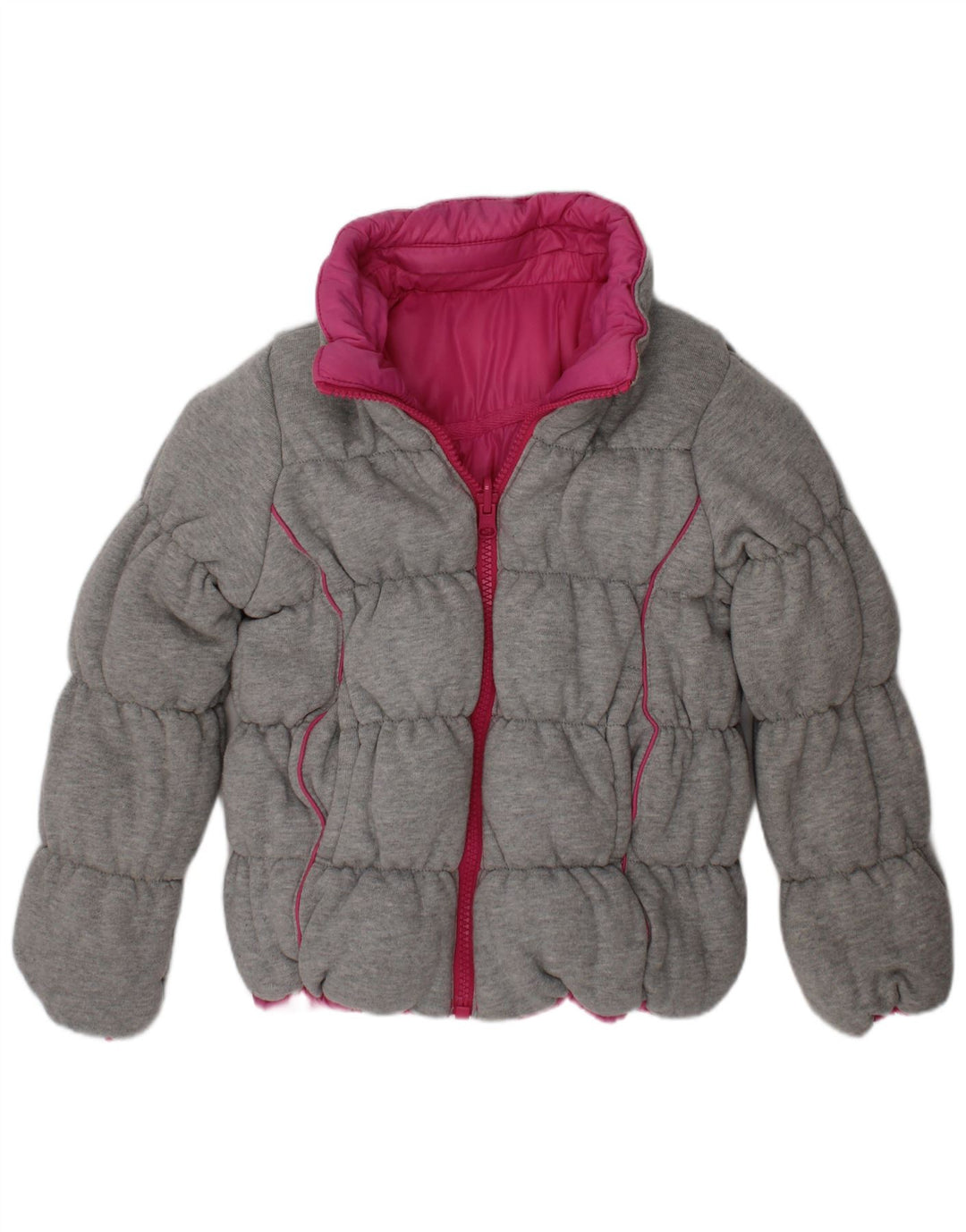 Dkny Piger Hætte Vendbar Polstret Jakke 4-5 År Pink Polyester